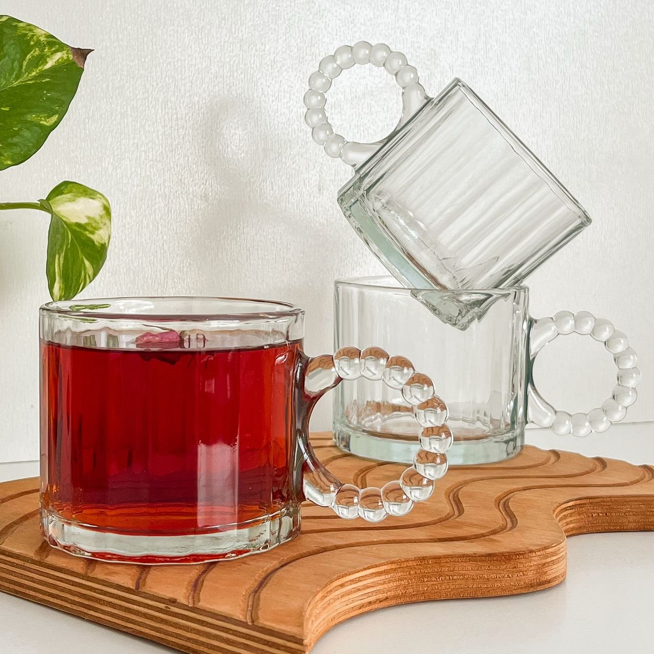 فنجون دسته مرواریدی