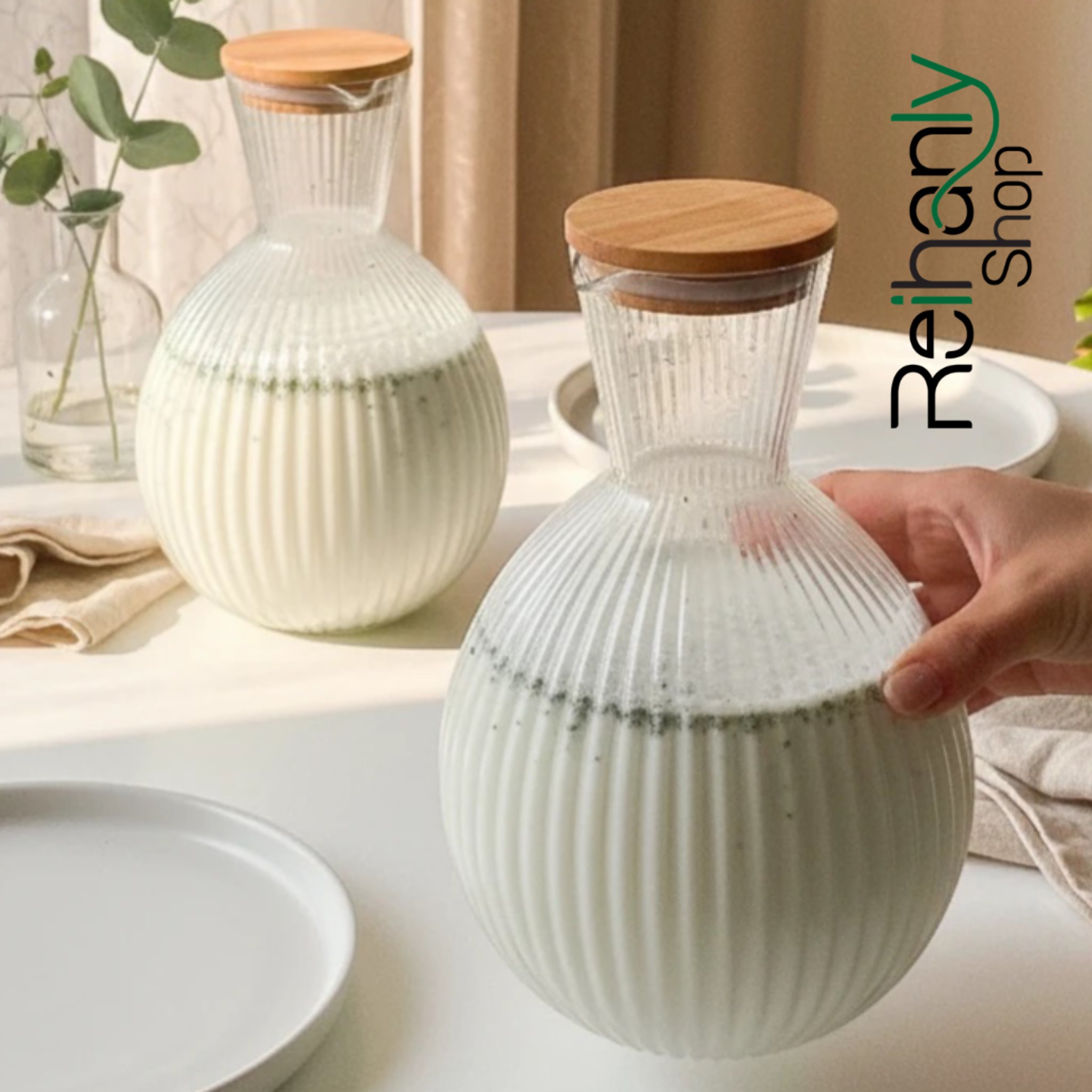 بطری در بامبو مینیمال