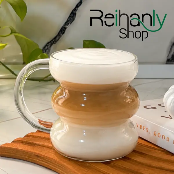 ماگ پیرکس شفاف برای کافی بار خانگی